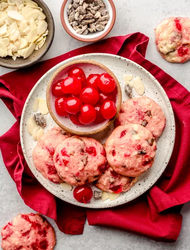 Cherry Almond Date Cookies Recipe