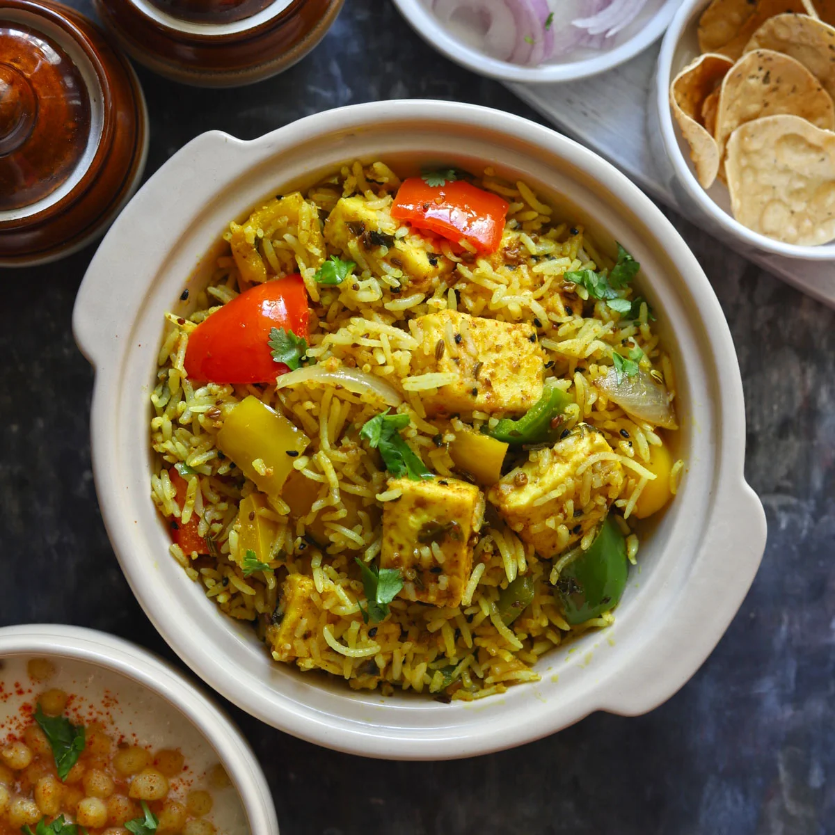 Paneer Tikka Pulao Recipe