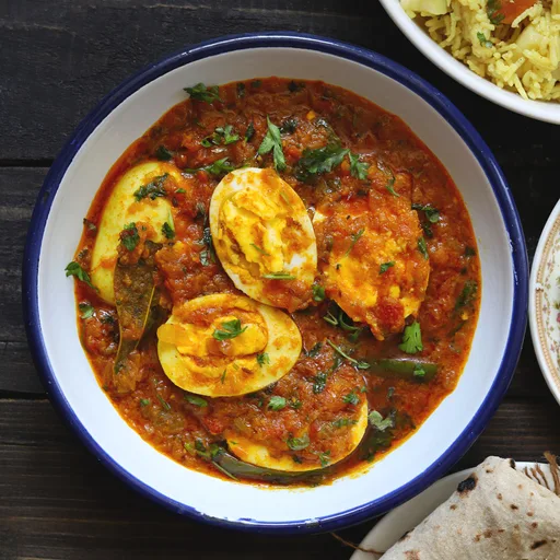 Receta de curry de huevo al estilo penyabi