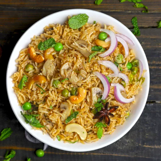 Mushroom Pulao Recipe