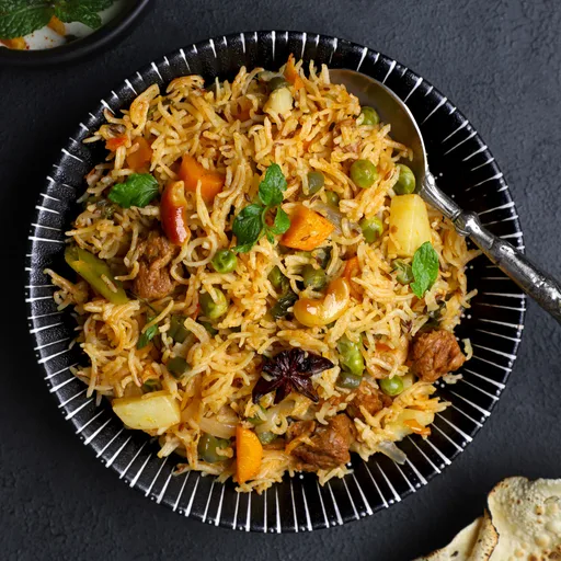 Pressure Cooker Veg Pulao Recipe