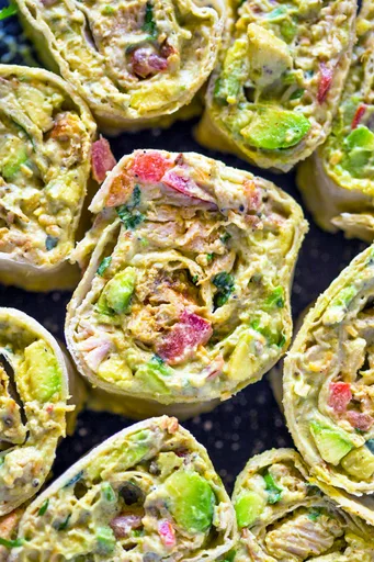 Chicken and Avocado Roll-ups