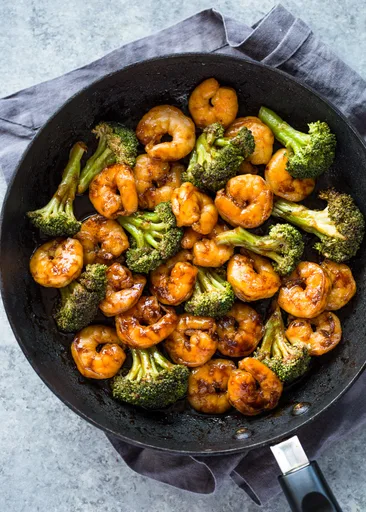 Quick 10 Minute Shrimp Teriyaki Stir-Fry
