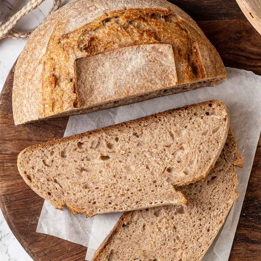 100% Whole Wheat Sourdough Bread