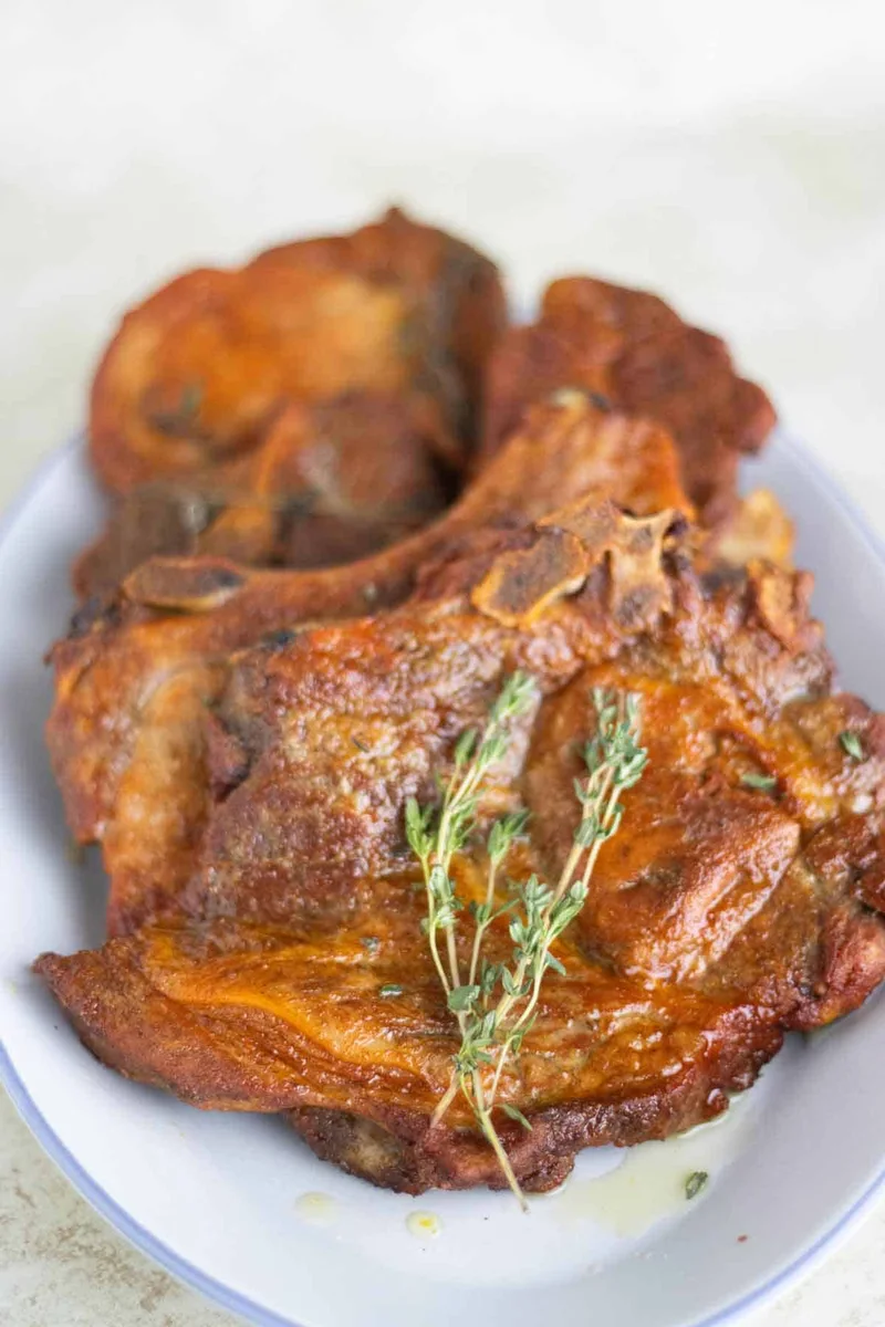 Puerto Rican Baked Pork Chops