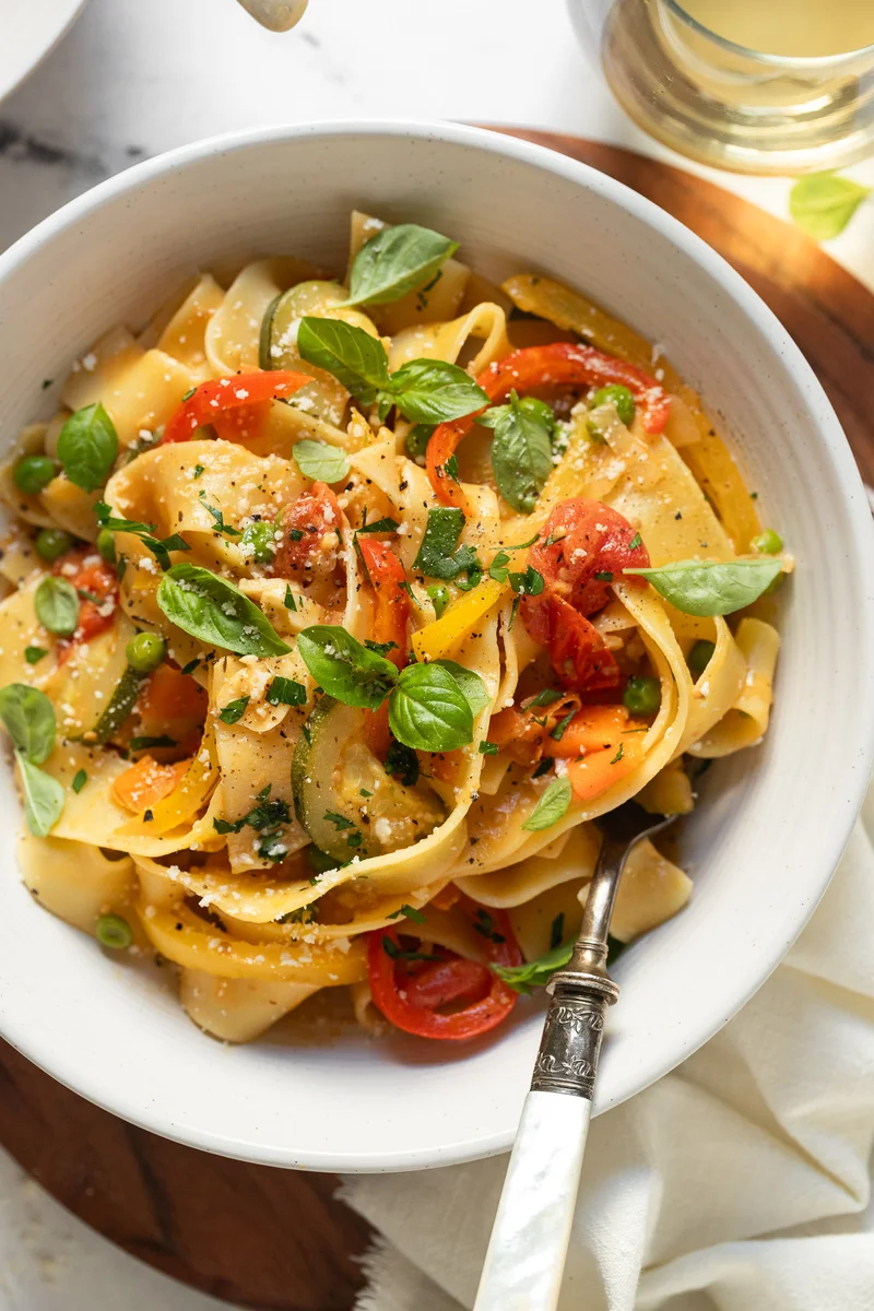Creamy 30-Minute Vegetable Pasta Primavera