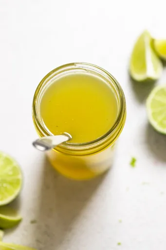 10-Minute Fresh Lime Simple Syrup