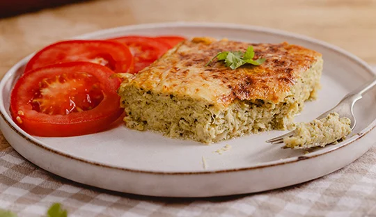 Courgette bake