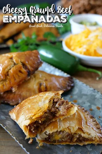 Empanadas de ternera picada con queso