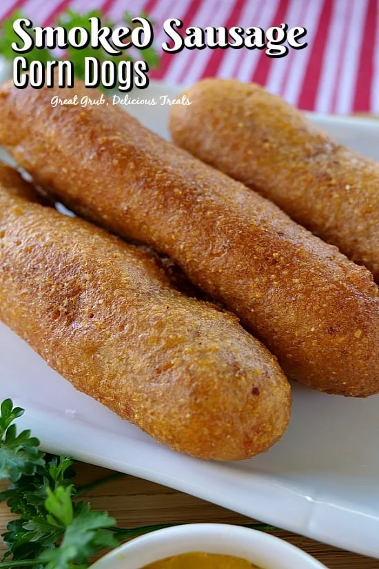 Smoked Sausage Corn Dogs