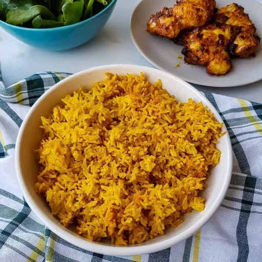 Arroz con cúrcuma