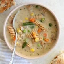 Creamy Vegetable Pasta Soup Recipe