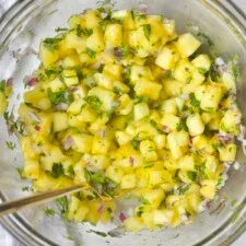 Crazy Flavorful Pineapple Salsa