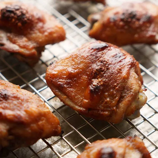 Muslos de pollo en freidora de aire
