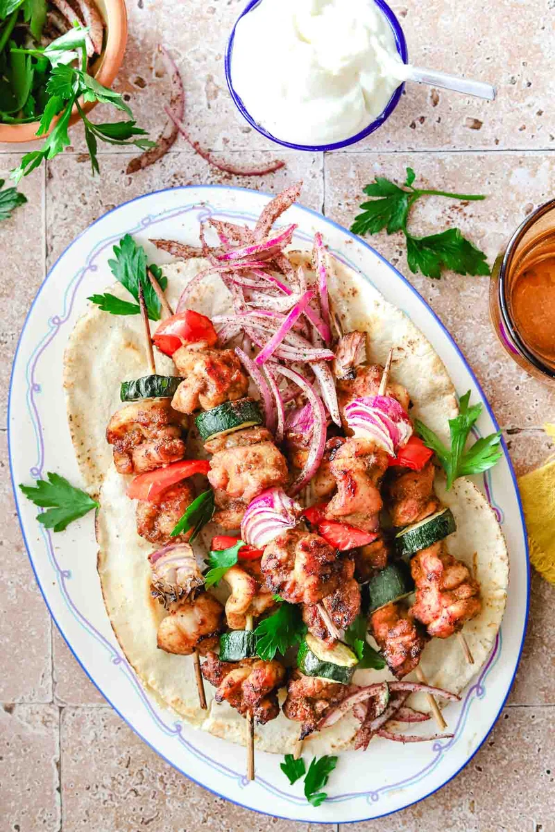 15-Minute Air Fryer Chicken Kabobs (Chicken Skewers)