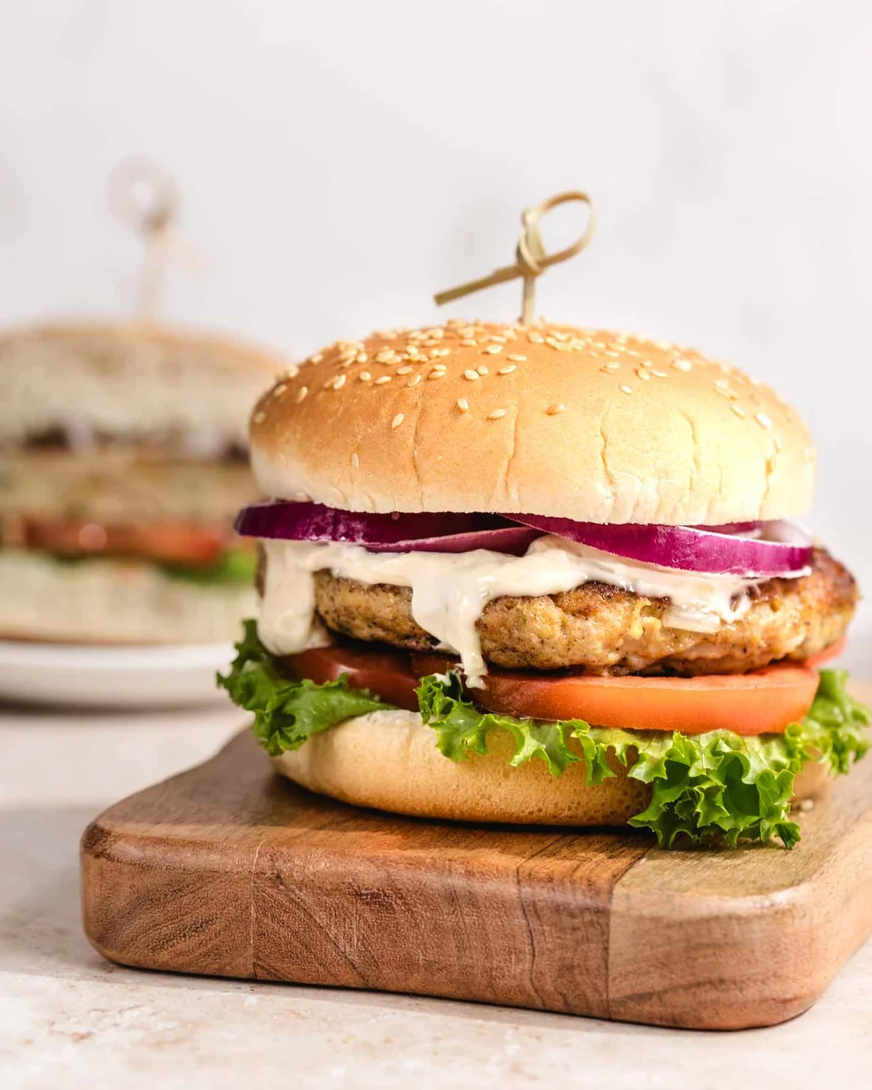 Ground Chicken Burgers (Kofta Style)
