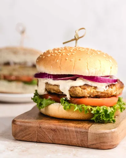 Ground Chicken Burgers (Kofta Style)