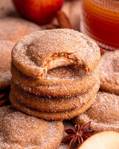 Apple Cider Cheesecake Cookies