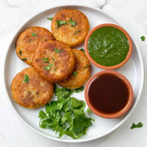 Aloo Tikki Recipe (Shallow Fry, Air Fry)