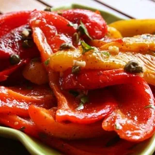 Pimientos dulces a la parrilla