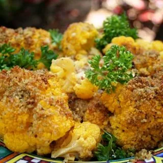Coliflor asada al horno
