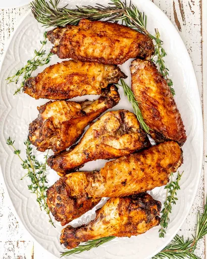 Alitas de pavo en freidora de aire