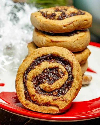 Date Nut Pinwheel Cookies