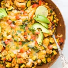 Chicken Enchilada Skillet