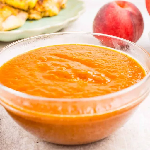 Salsa barbacoa de melocotón (en una sartén, lista en 30 minutos)