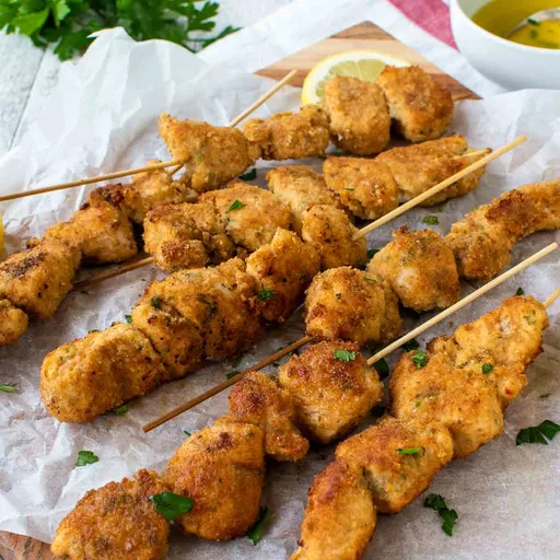 Receta de pollo Spiedini