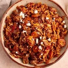 Greek Lamb stew with Orzo pasta recipe (Lamb Giouvetsi)