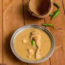 Kari-Kozhi Kurma / Korma de pollo al estilo Chettinad