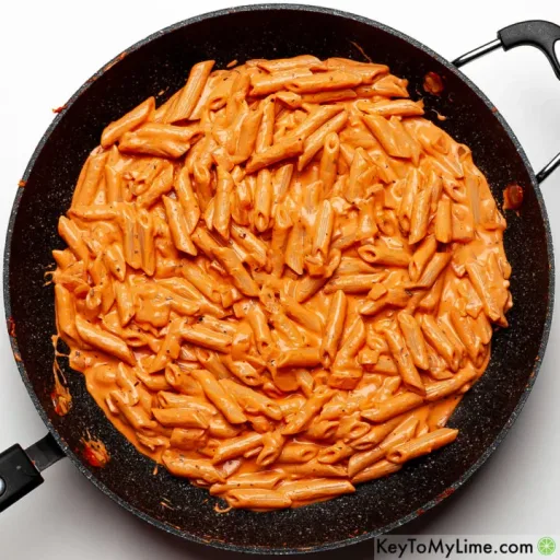 La mejor receta de pasta con salsa rosa
