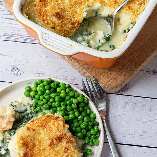 Super Easy British Fish Pie