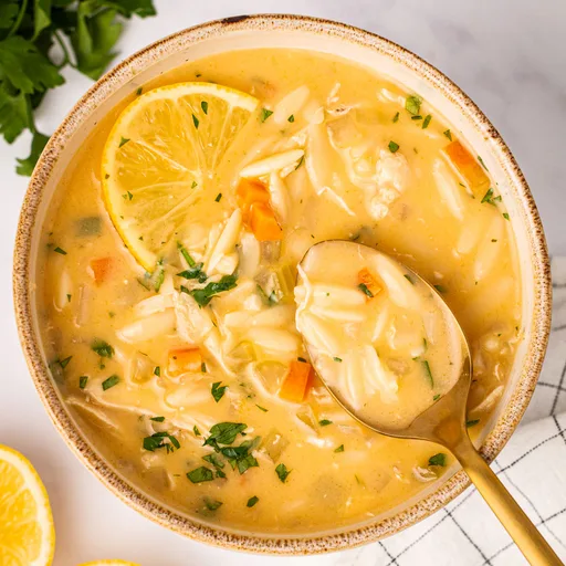 Greek Orzo Soup