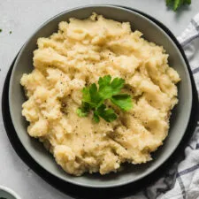 Puré de patatas con coliflor