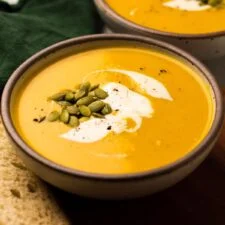 Pear and Curry Butternut Squash Soup