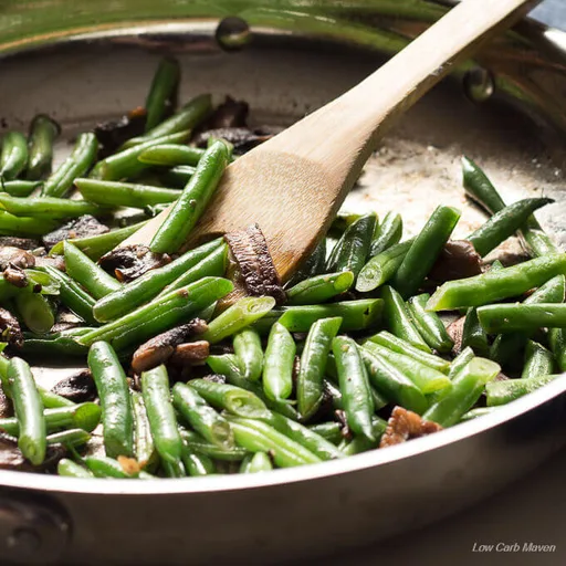 Green Bean Mushroom Saute