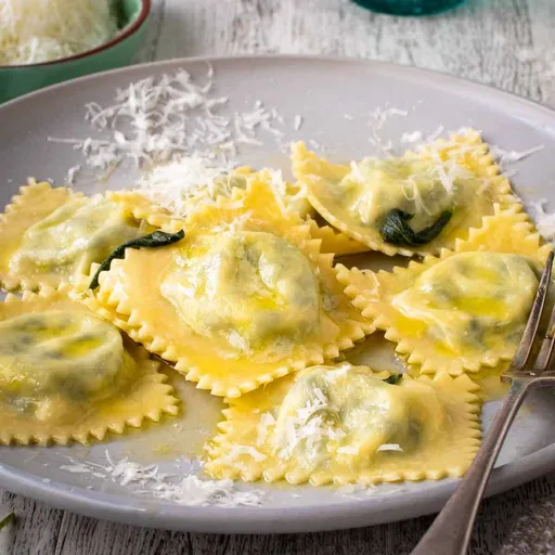 Receta de Raviolis de Espinacas con Ricotta
