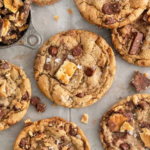 Galletas Navideñas de Toffee con Galleta Salada Sin Gluten