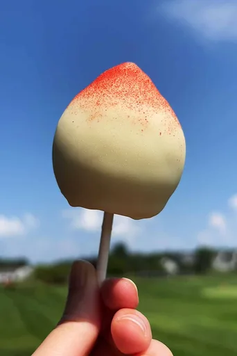 Peach Ice Cream (Viral Asian Peach Ice Cream)