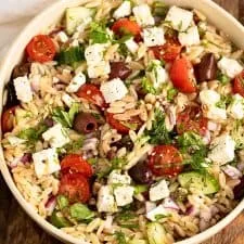Orzo salad