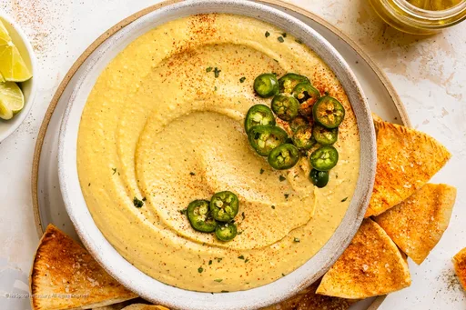 Hummus de jalapeño