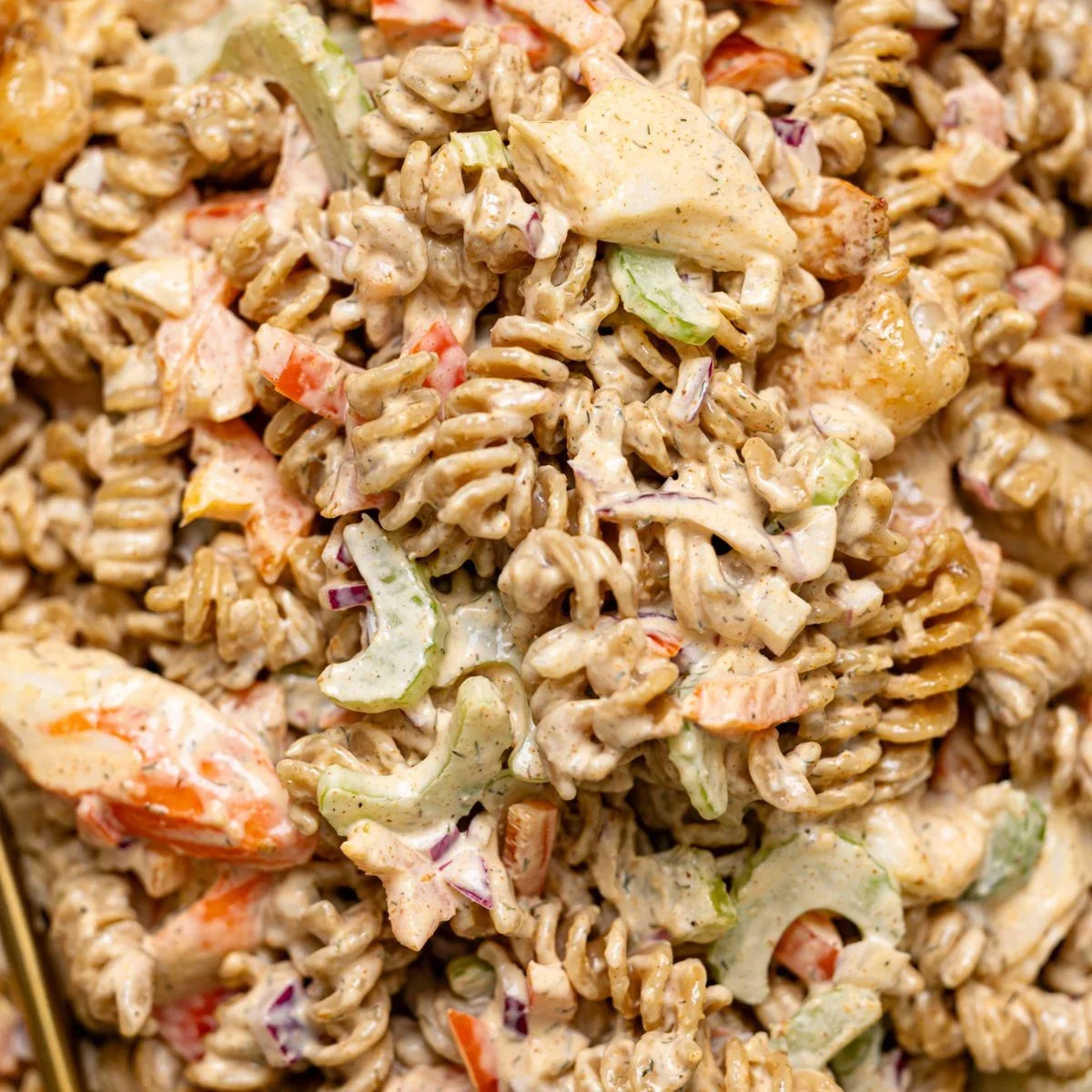 Best Creamy Seafood Pasta Salad