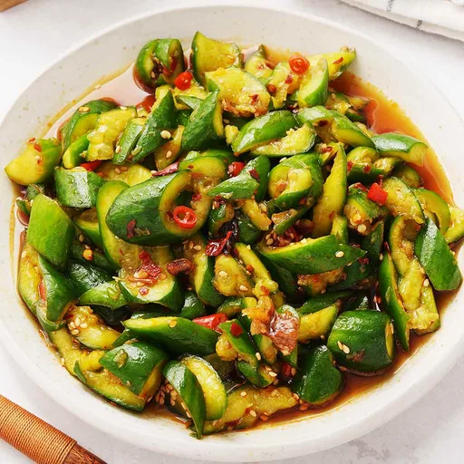 Smashed Cucumber Salad