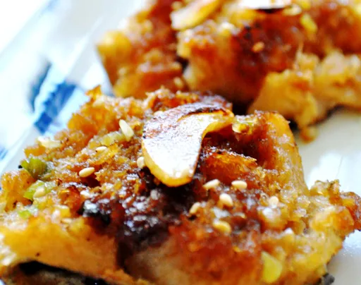 Pan Seared Korean Dried Pollock (Bugeo Gui)