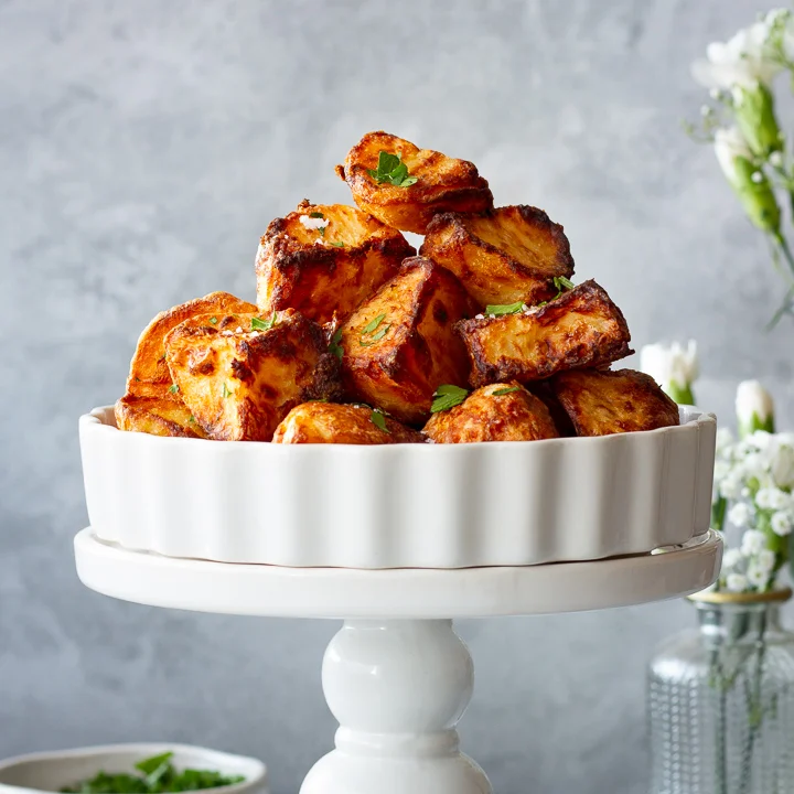 Receita fácil de batatas assadas na air fryer (Reino Unido)