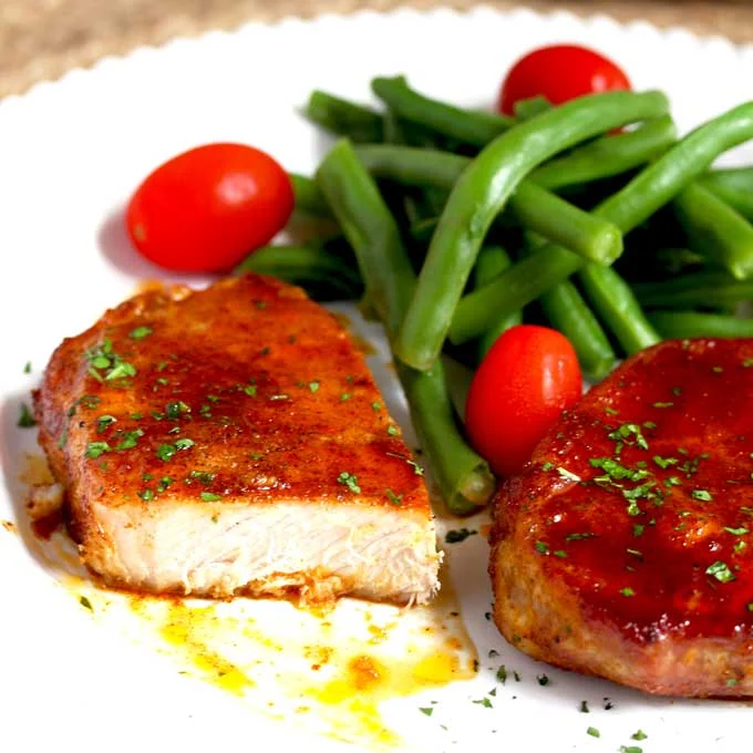 Baked Pork Chops with Dried Rub