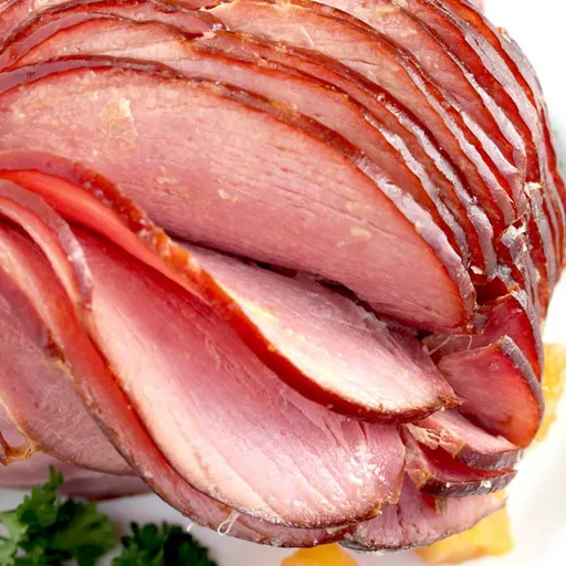 Jamón en olla de cocción lenta con glaseado de piña y azúcar moreno