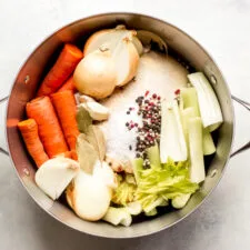 Receta de caldo de pollo casero
